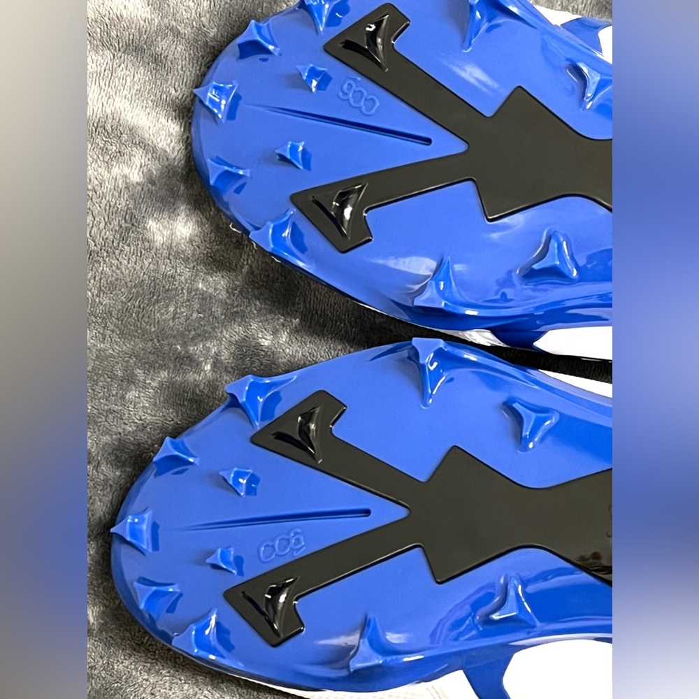 Nike Alpha Menace Pro 3 Football Men's Cleats White/Blue Size 13 NWOT CT6649-101 - Picture 9 of 15